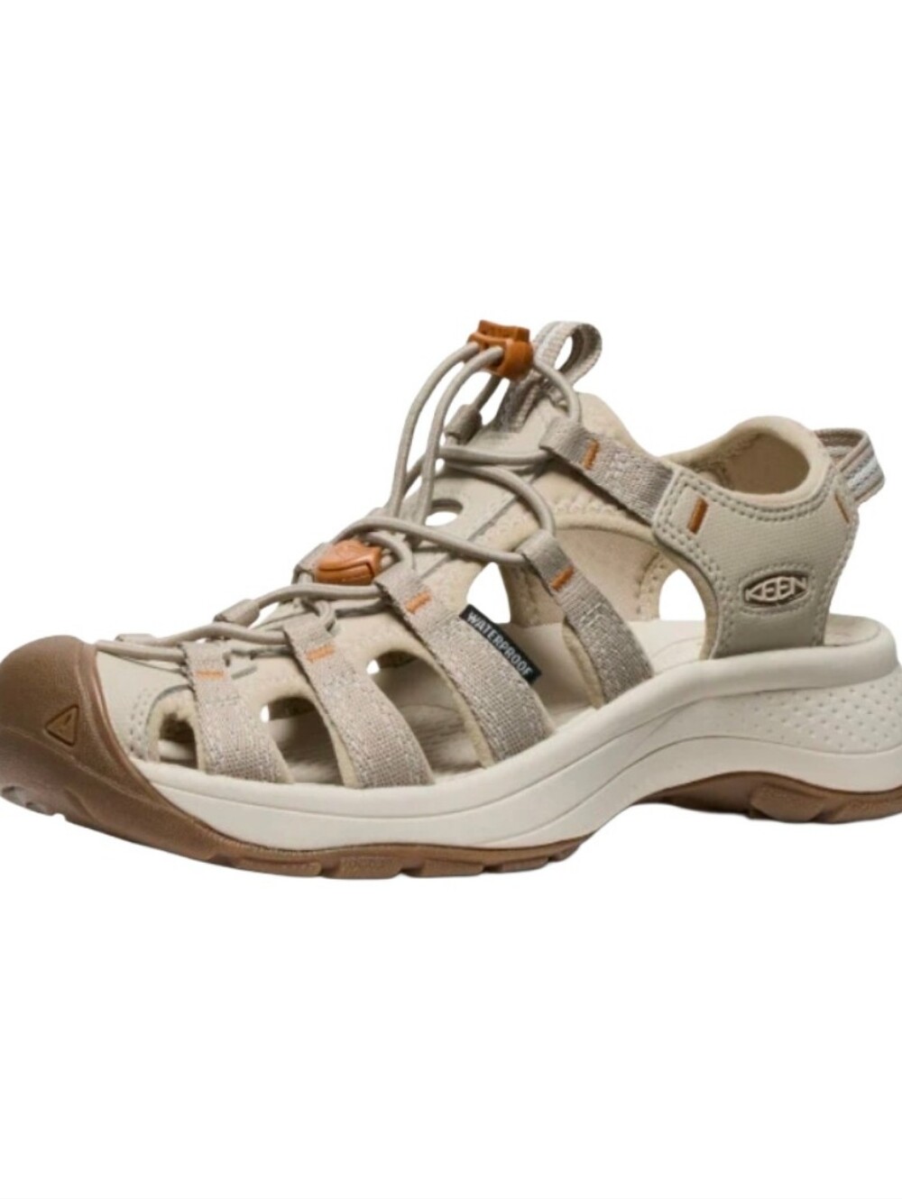 Keen Astoria West Sandals Plaza Taupe/Roasted Pecan Womens 8.5 NEW